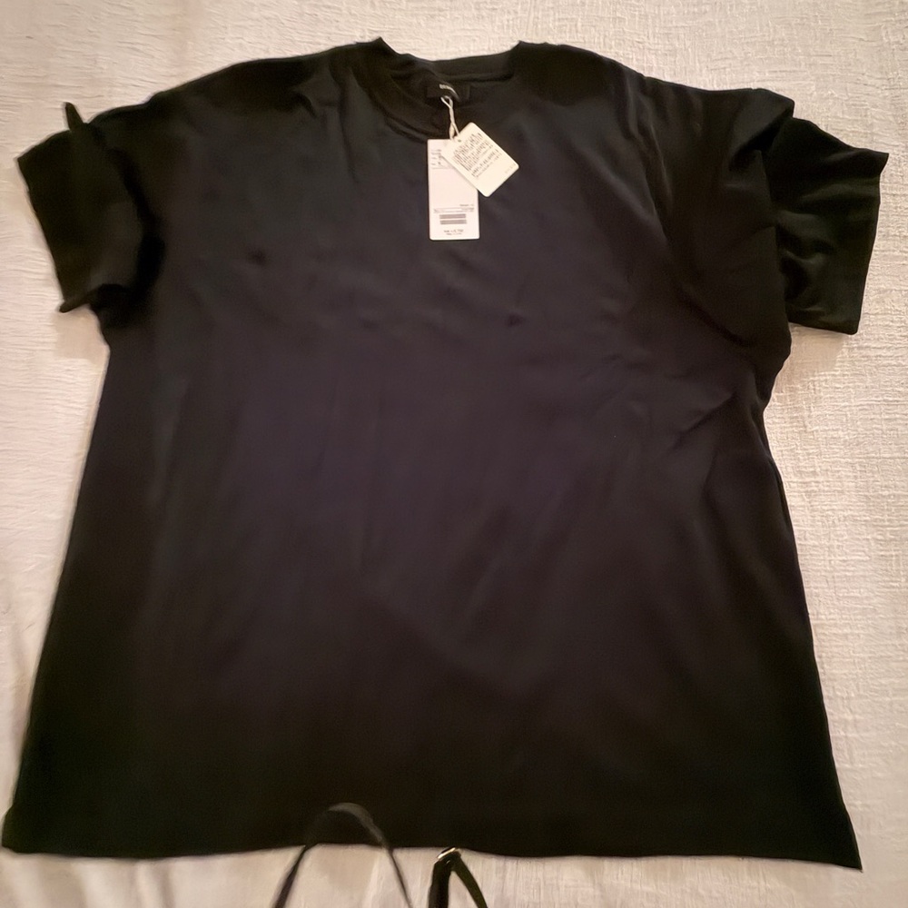 Stylish Black Short Sleeve Men's Tee